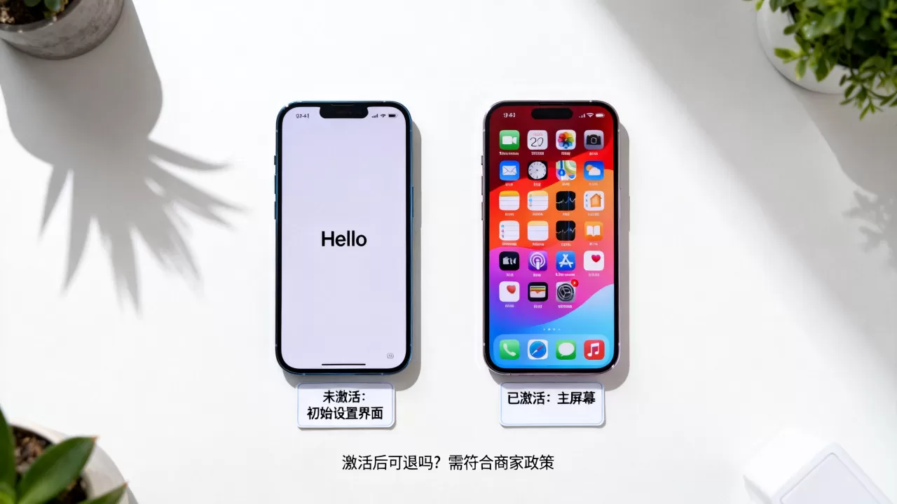 iphone激活和未激活的区别，iphone激活了还能退吗