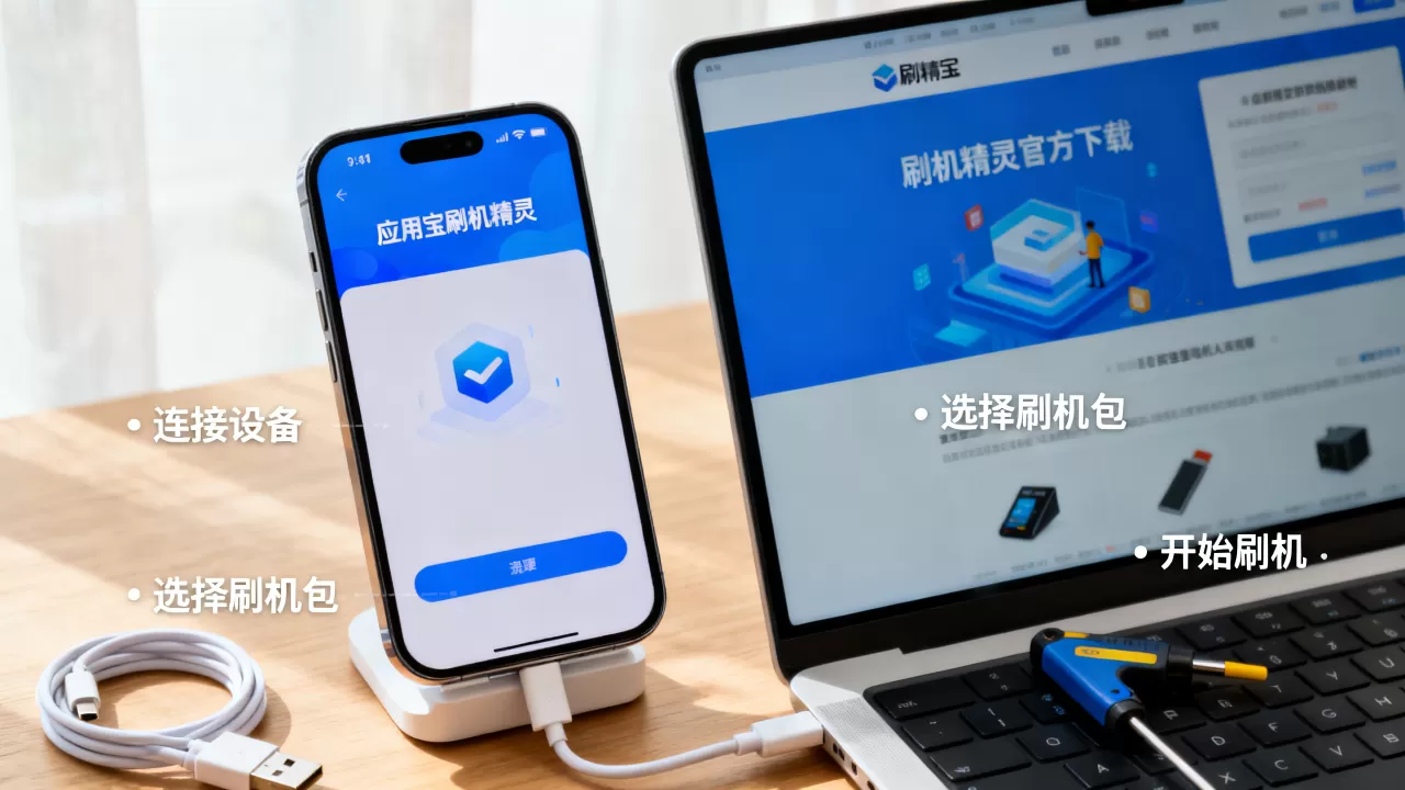 应用宝刷机精灵怎么用，刷机精灵官方下载