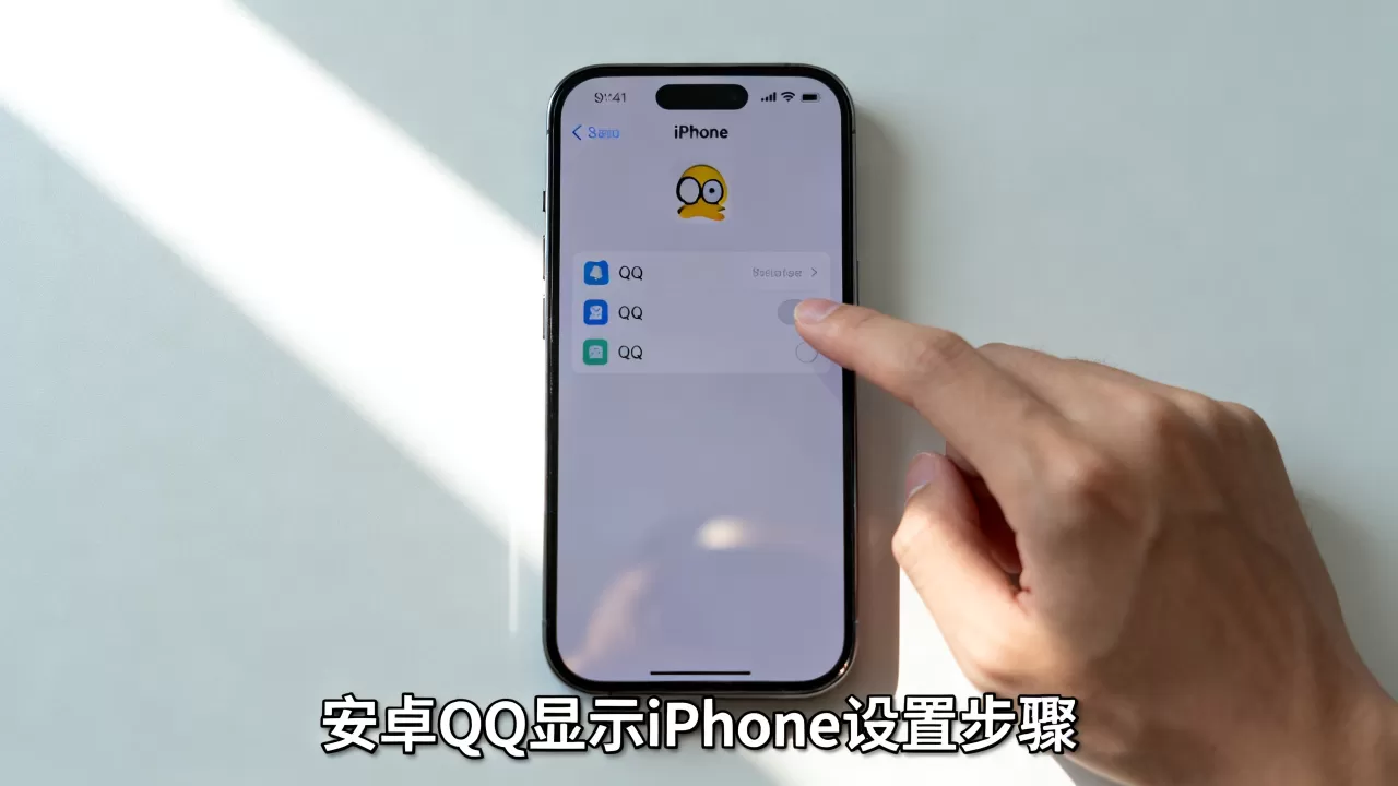 安卓手机qq显示iphone，安卓qq怎么显示iphone