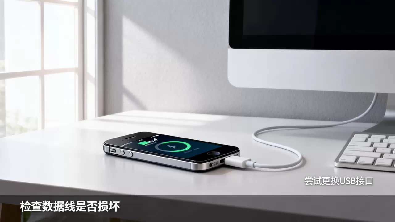 iphone4电脑无法识别怎么办，iphone4连接电脑没反应