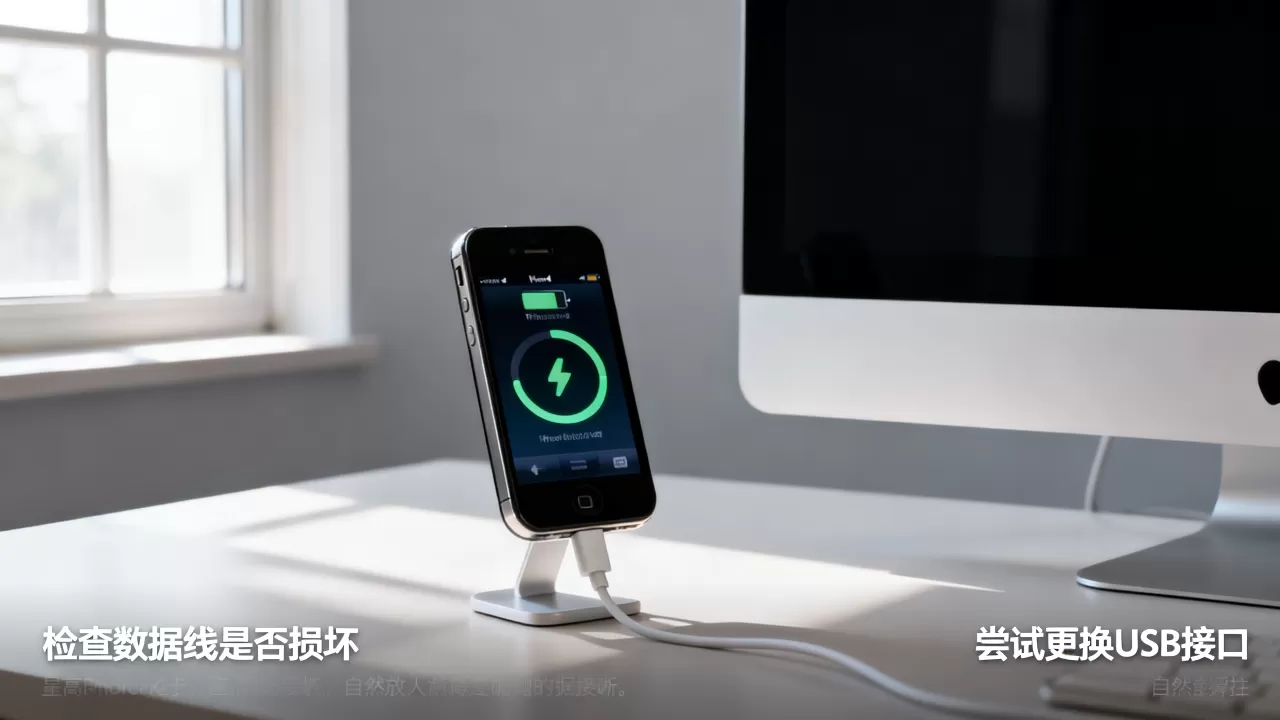 iphone4电脑无法识别怎么办，iphone4连接电脑没反应