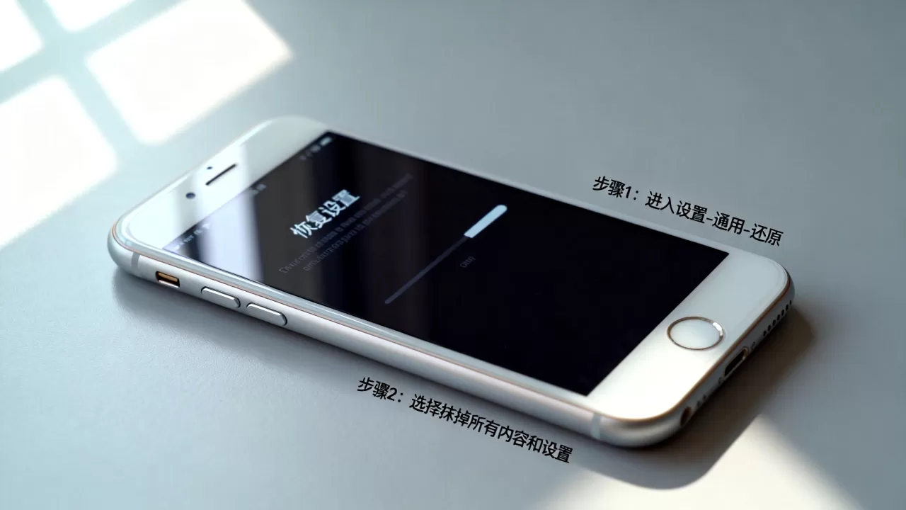iphone6恢复设置卡死怎么办，iphone6恢复出厂设置