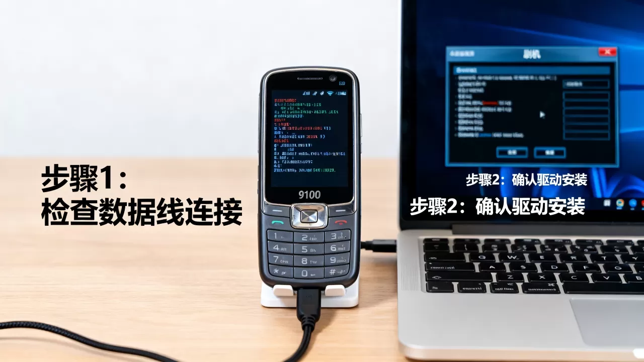 9100线刷机教程失败怎么办，9100线刷机教程