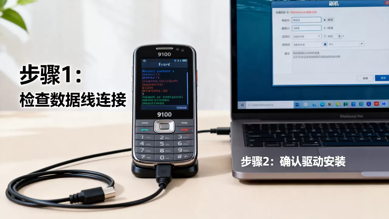 9100线刷机教程失败怎么办，9100线刷机教程