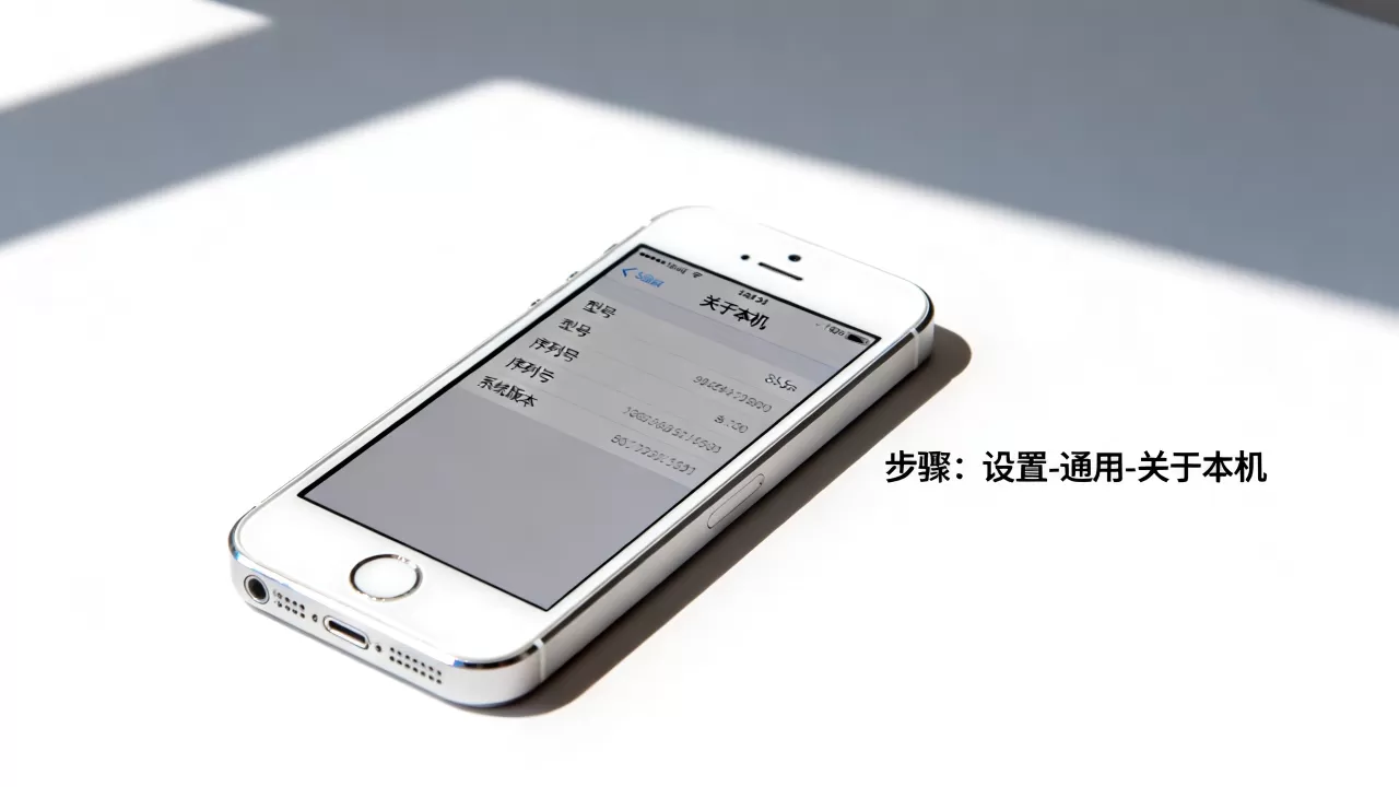iphone5s关于本机怎么看，iphone5s关于本机查询
