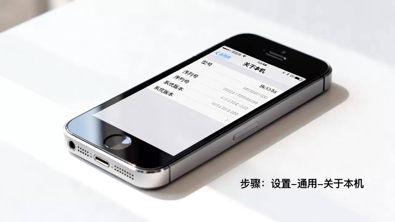 iphone5s关于本机怎么看，iphone5s关于本机查询