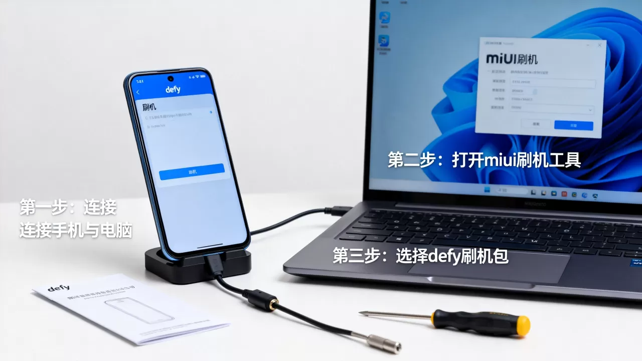 defy刷机教程miui，miui怎么刷到defy