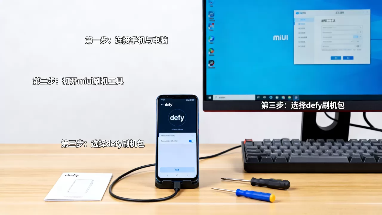 defy刷机教程miui，miui怎么刷到defy