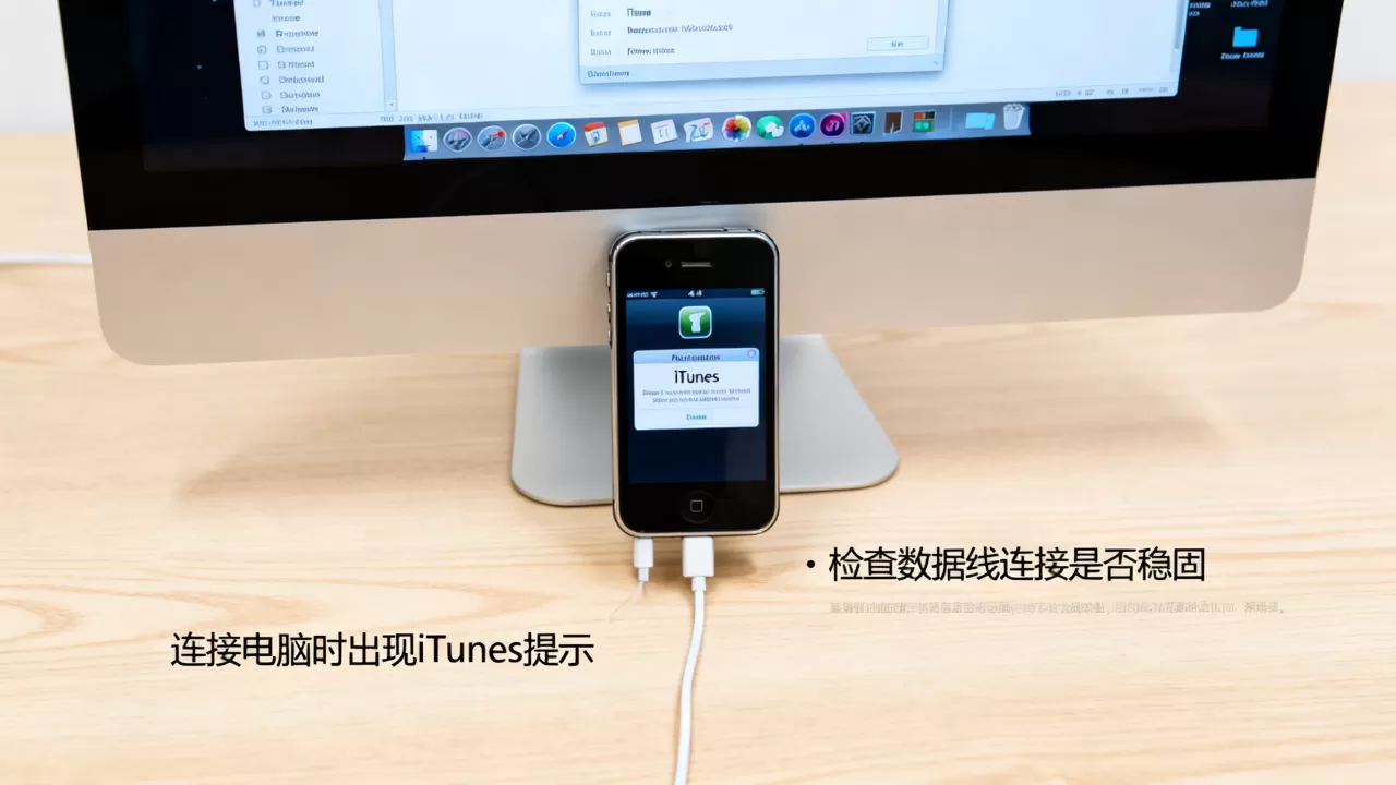 iphone4s出现itunes怎么办，iphone4s连电脑提示itunes