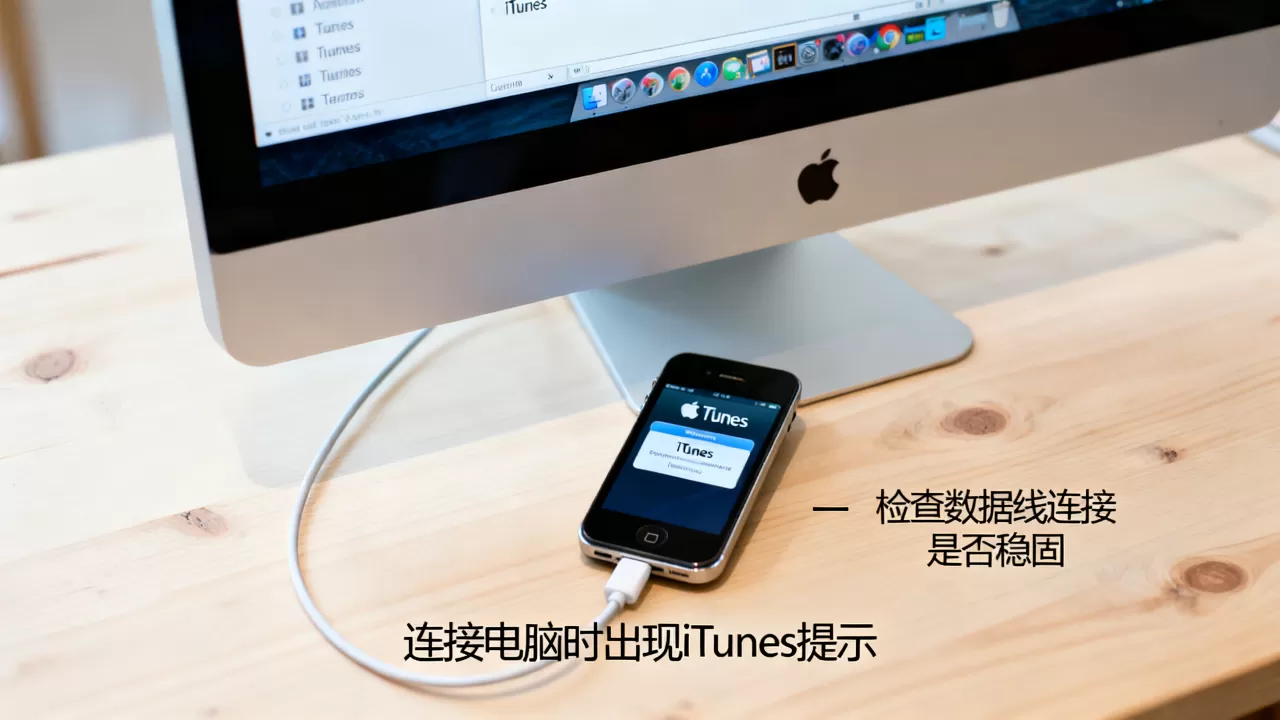 iphone4s出现itunes怎么办，iphone4s连电脑提示itunes