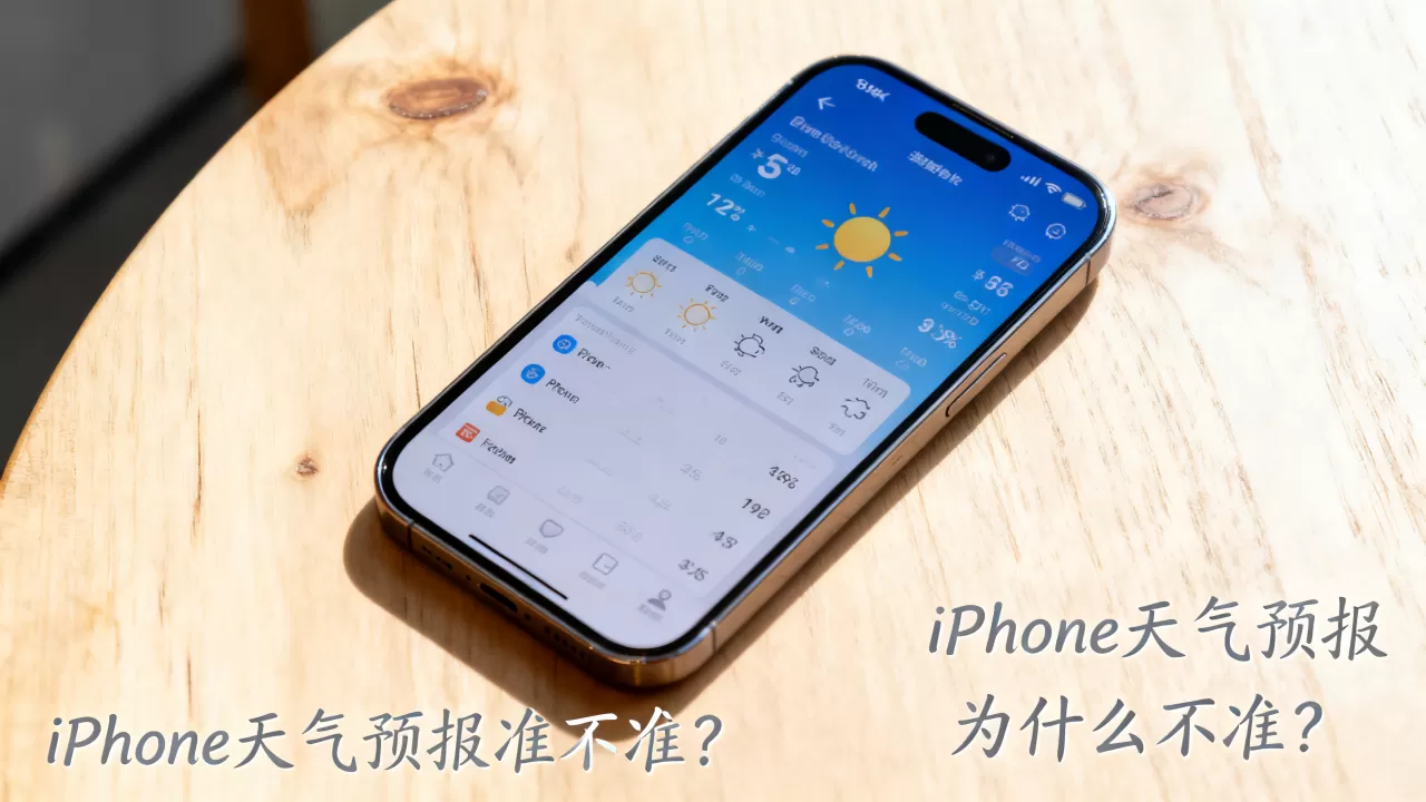 iphone天气预报准不准，iphone天气预报为什么不准