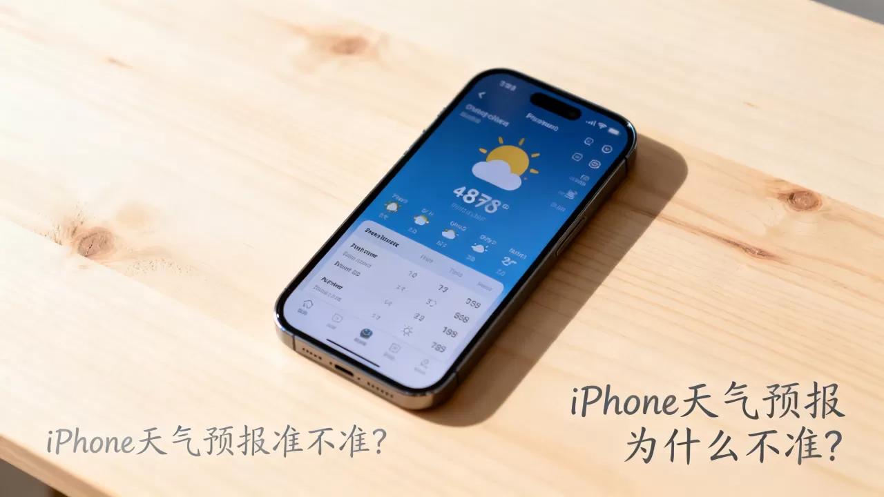 iphone天气预报准不准，iphone天气预报为什么不准