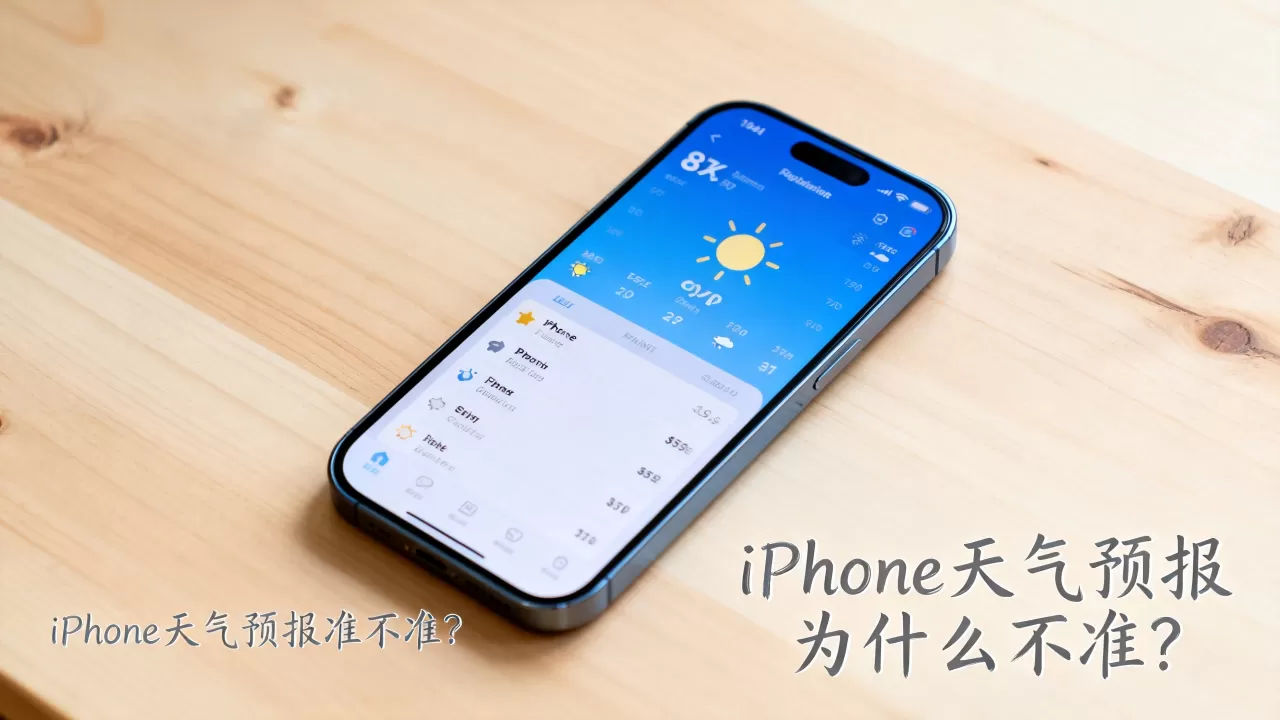 iphone天气预报准不准，iphone天气预报为什么不准