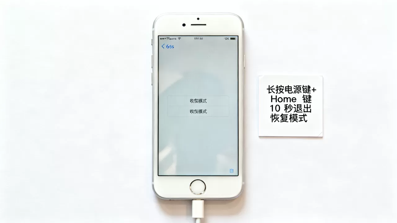 iphone6s恢复模式怎么退出，iphone6s恢复模式