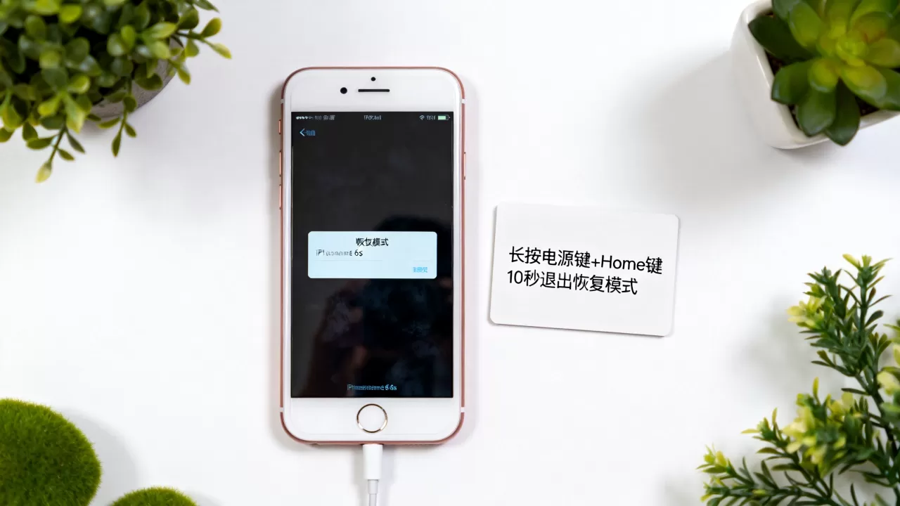 iphone6s恢复模式怎么退出，iphone6s恢复模式