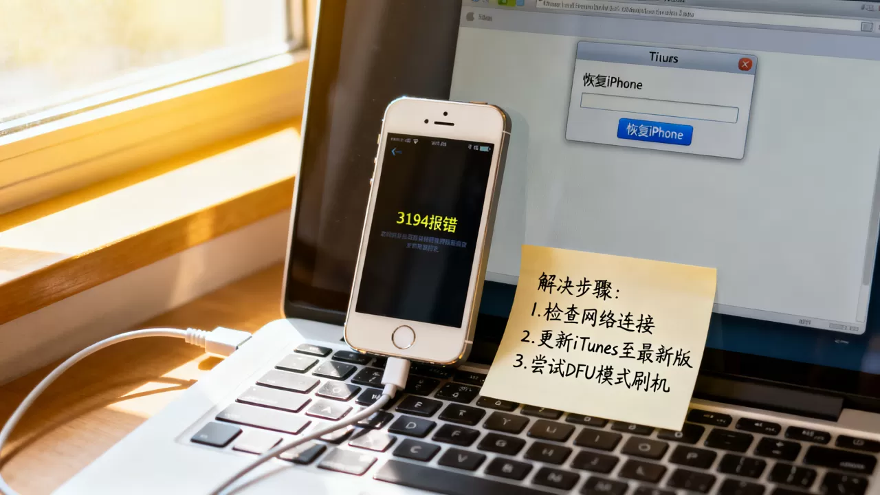 iphone5刷机3194报错怎么办，iphone5刷机教程