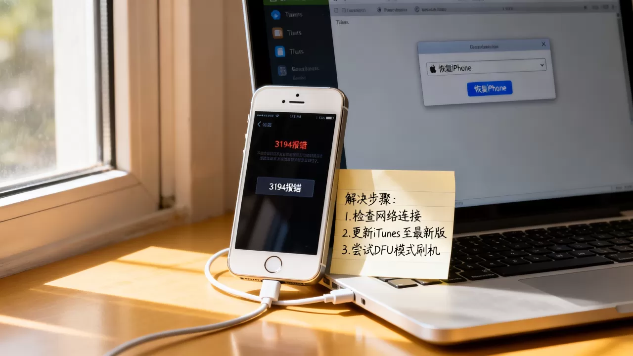 iphone5刷机3194报错怎么办，iphone5刷机教程