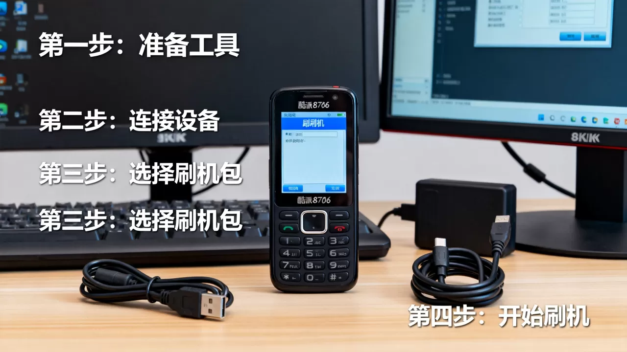 酷派8736刷机教程，酷派8736怎么刷机