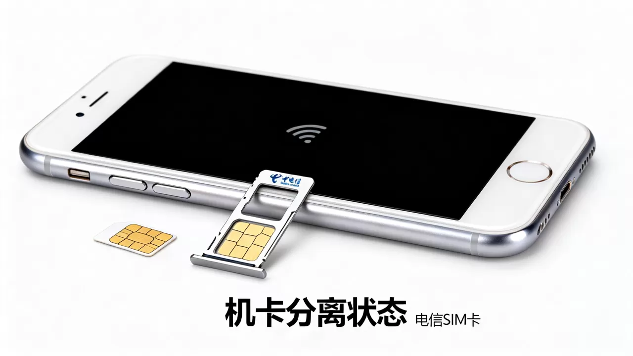 电信iphone6机卡分离能上网吗，电信手机卡
