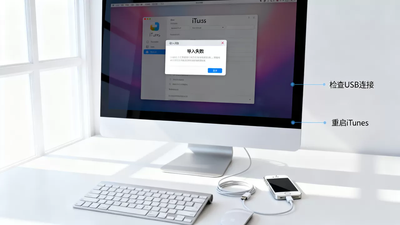 itunes导入iphone5s失败怎么办，itunes导入iphone