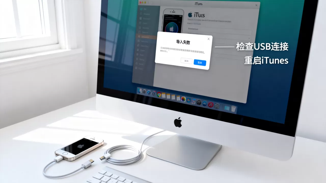 itunes导入iphone5s失败怎么办，itunes导入iphone