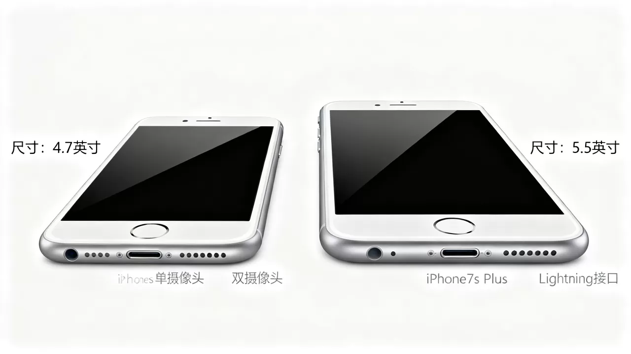 iPhone7s和plus哪个好？iPhone7s和plus区别是什么