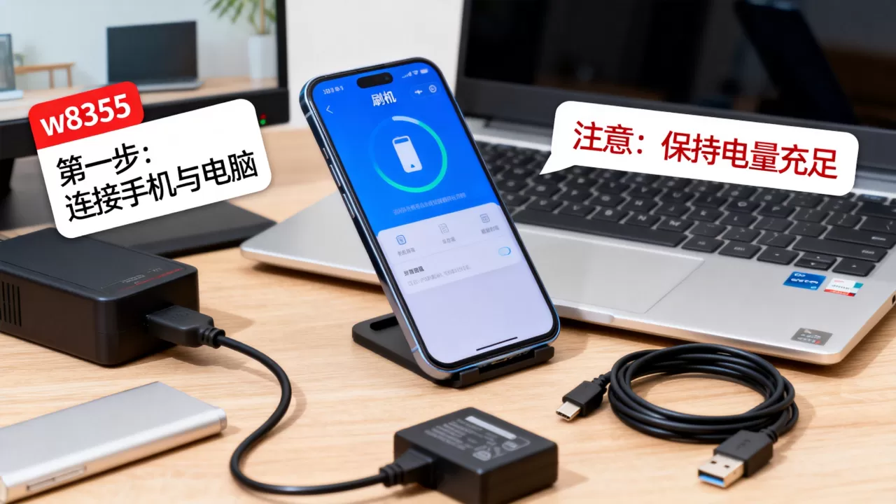 w8355刷机教程，w8355刷机失败怎么办