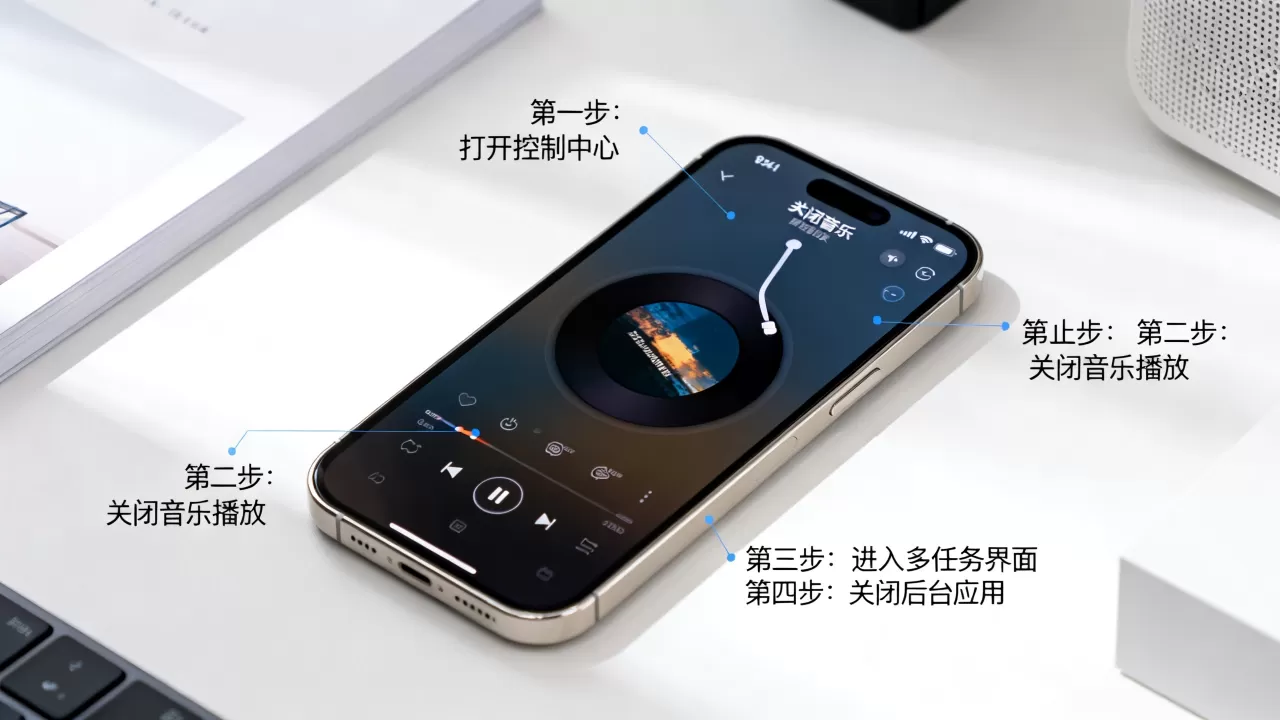 iphone怎么关闭音乐播放器,iphone关闭后台应用 iphone怎么关闭音乐播放器,iphone关闭后台应用