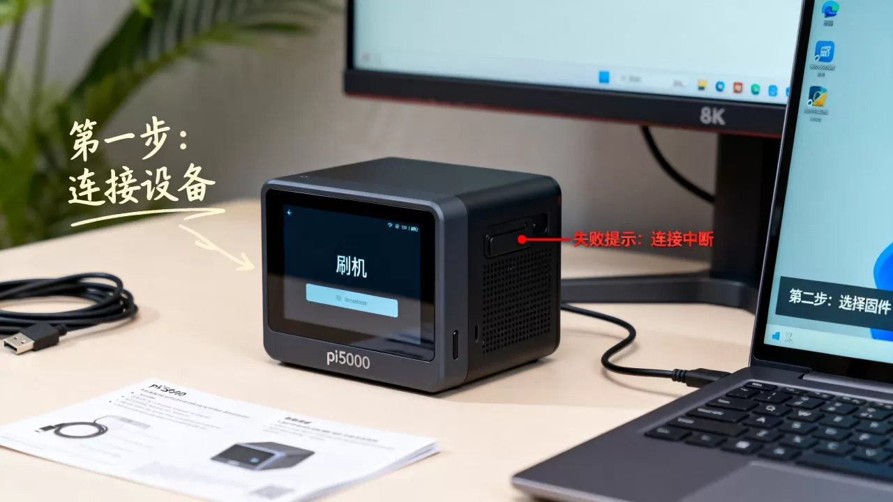 pi5000刷机教程，pi5000刷机失败怎么办