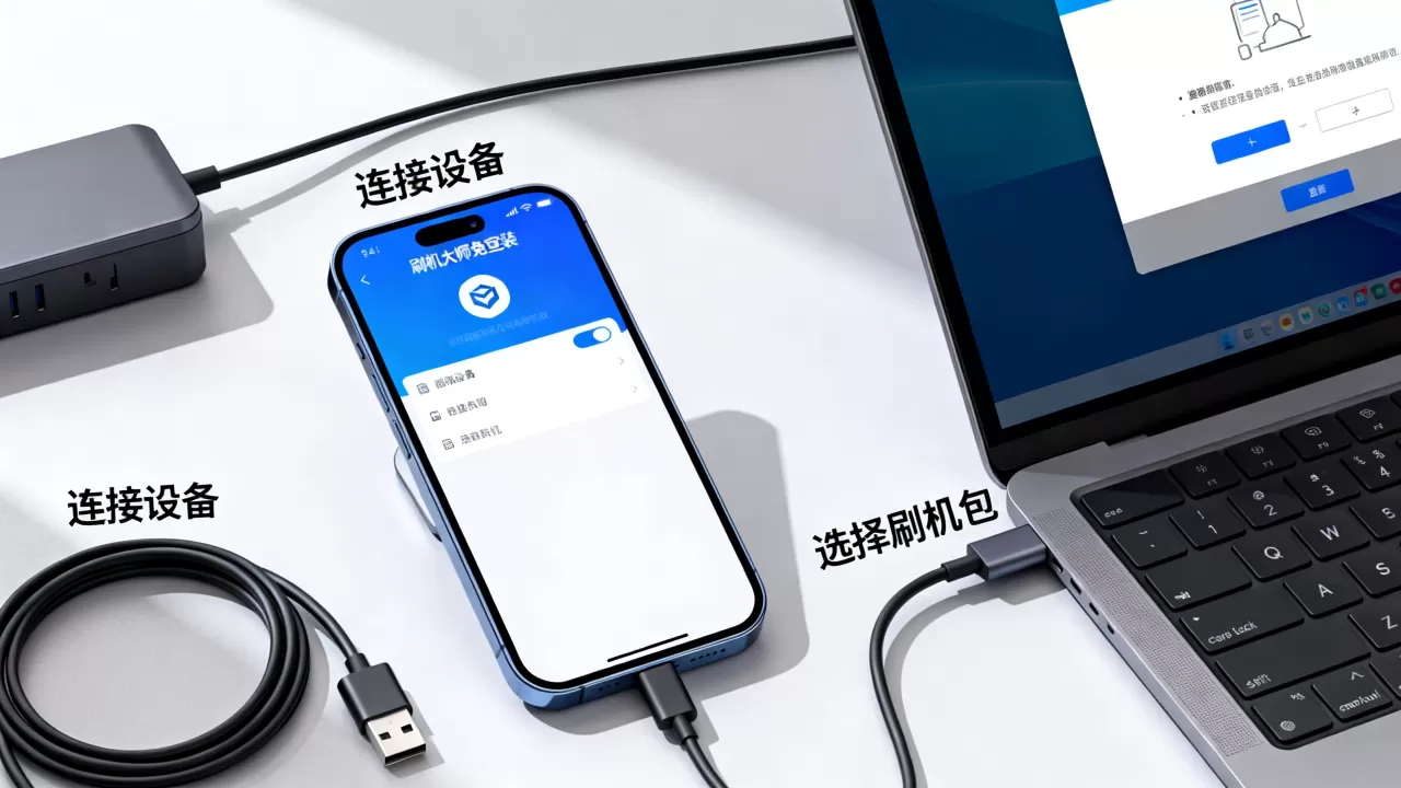 刷机大师免安装怎么用，刷机大师