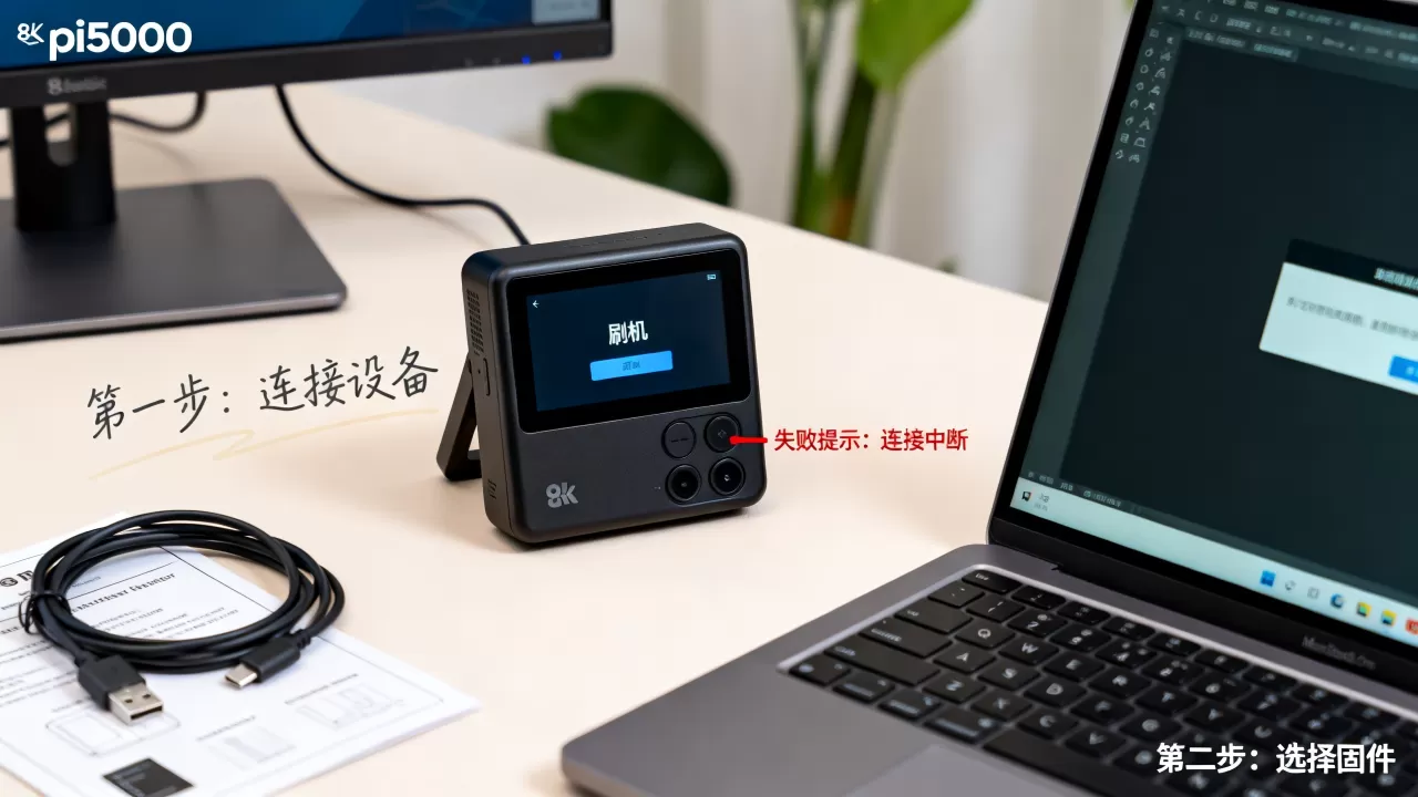pi5000刷机教程，pi5000刷机失败怎么办