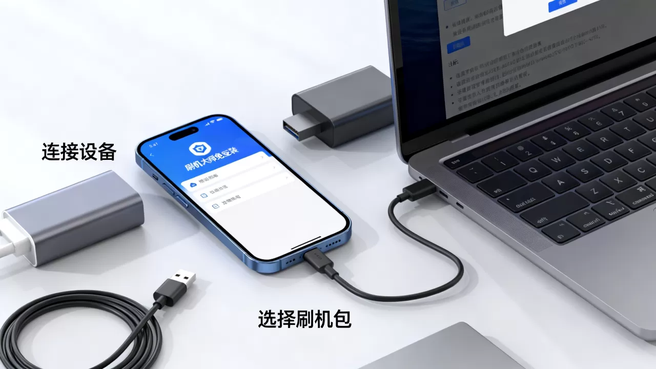 刷机大师免安装怎么用，刷机大师
