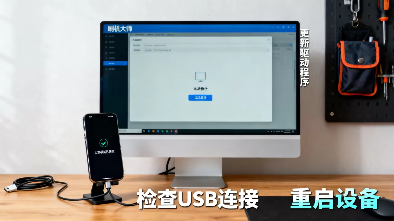 刷机大师无法备份怎么办，刷机大师无法备份