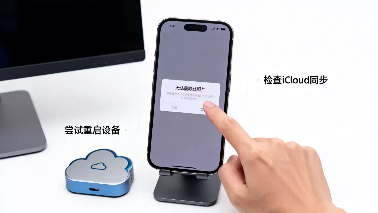 iphone里删不掉的照片怎么办，手机照片删除不了