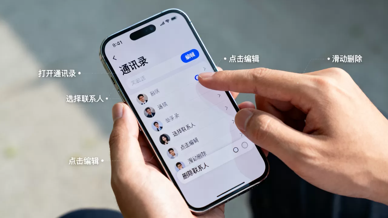 iphone怎样删除通讯录，iphone删除手机联系人方法