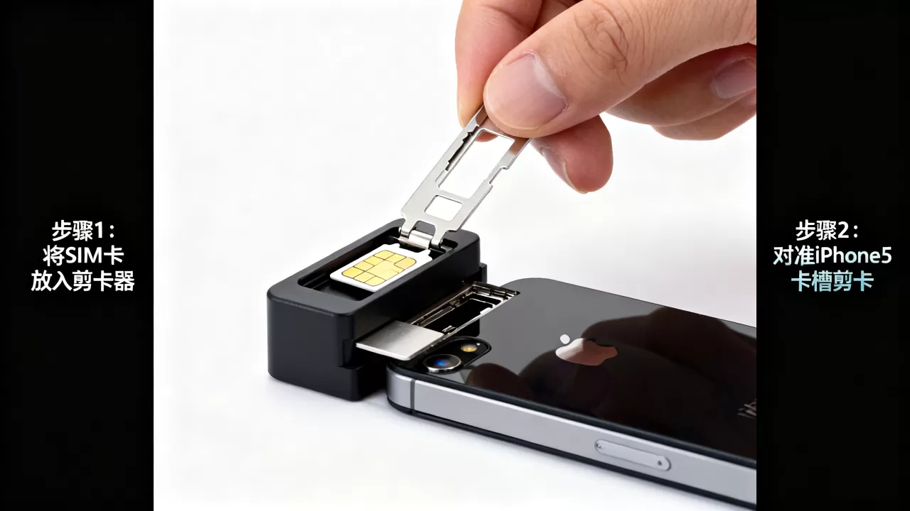 剪卡器iphone5怎么用，剪卡器iphone5