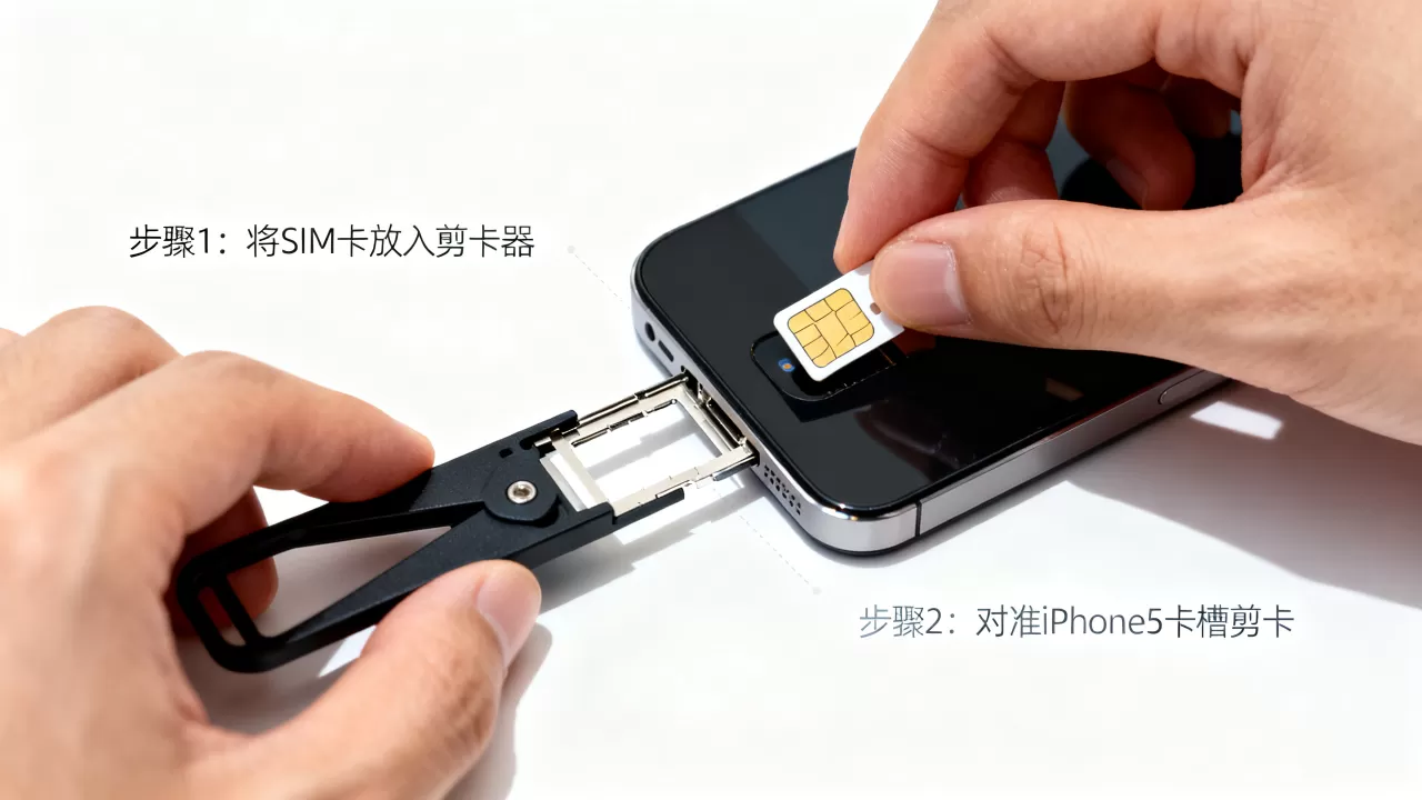 剪卡器iphone5怎么用，剪卡器iphone5