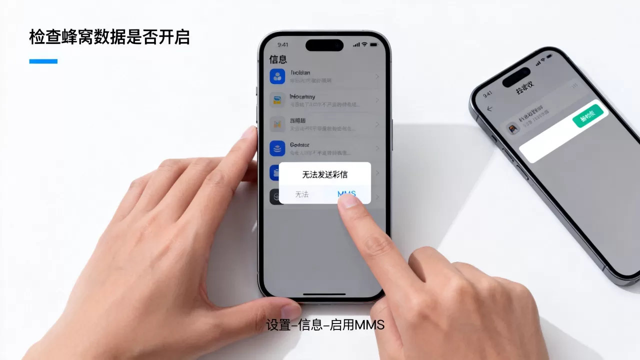 iphone为什么发不了彩信，iphone发不了彩信怎么办
