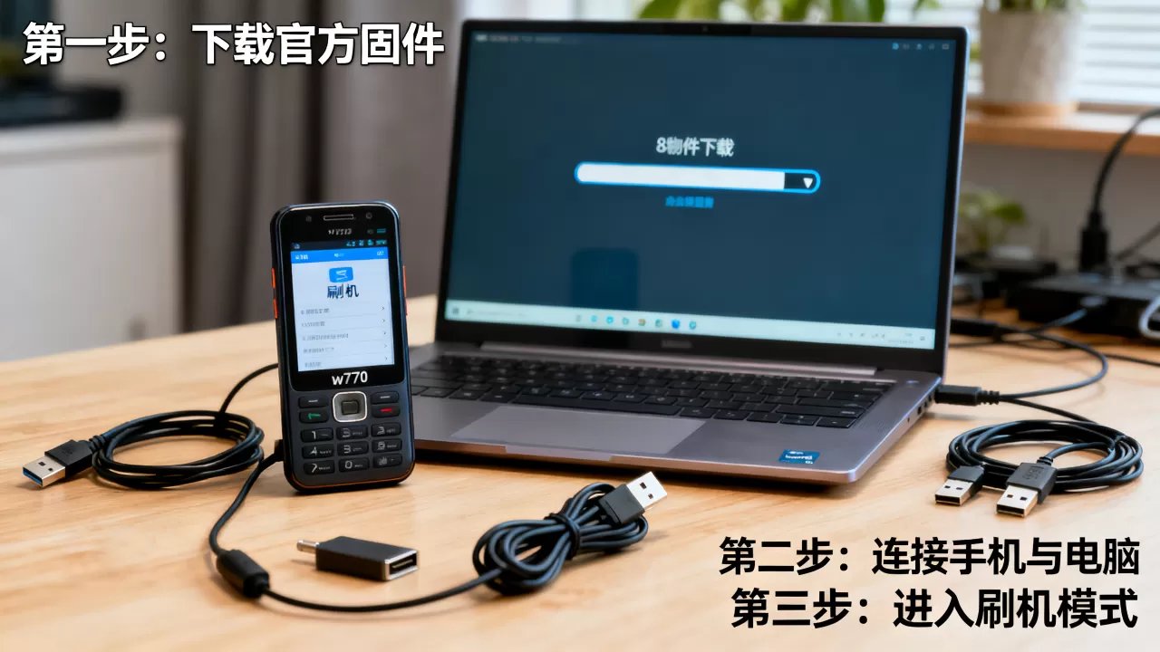 w770刷机教程，w770刷机失败怎么办
