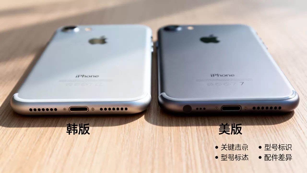 韩版美版iphone7区别，韩版美版iphone7