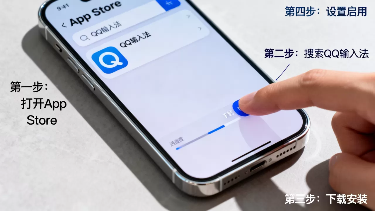 iphone怎么安装qq输入法，iphone安装qq输入法