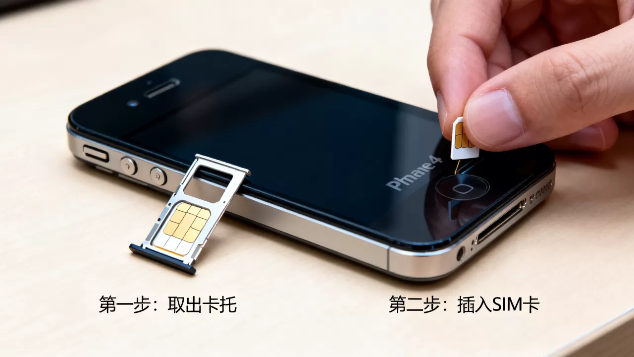 iphone4怎么安装sim卡，iphone4安装sim卡教程