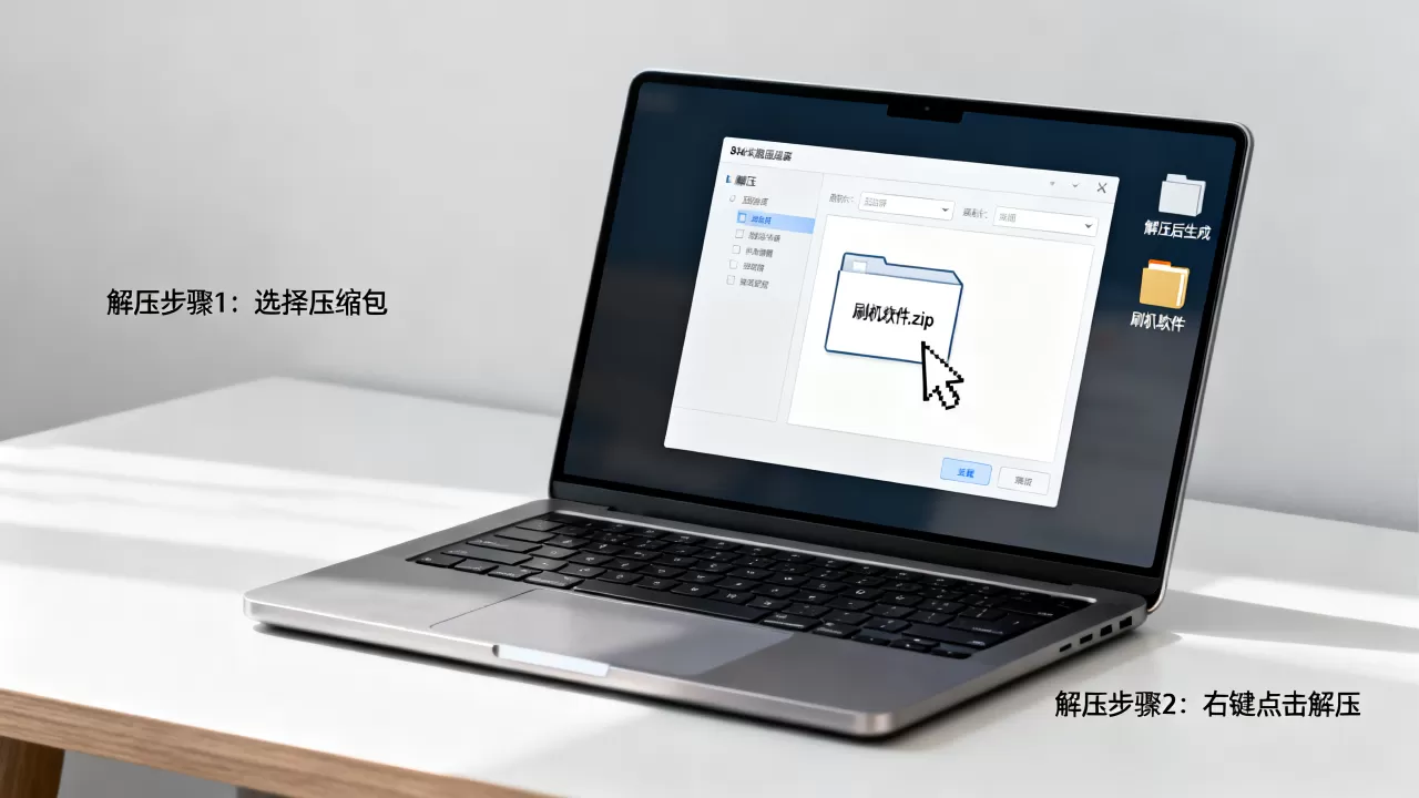 刷机软件怎么解压，刷机软件解压方法