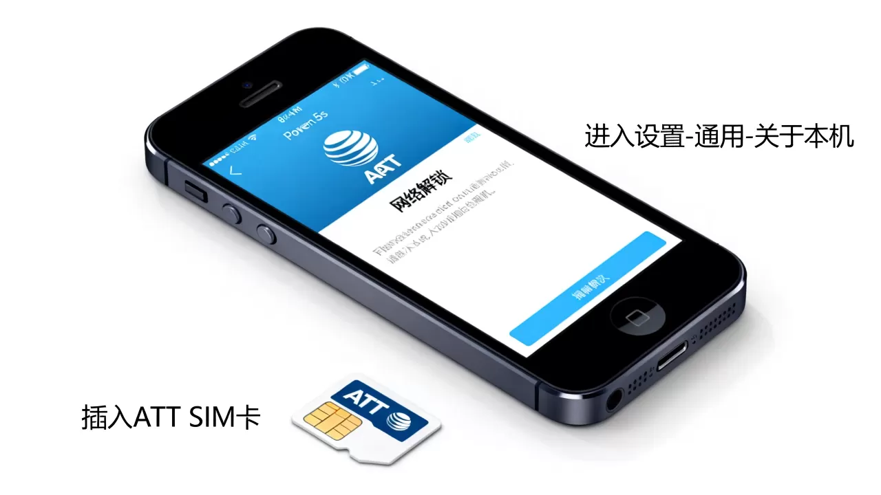 att iphone5s 解锁，iphone5s 怎么解锁 att 网络