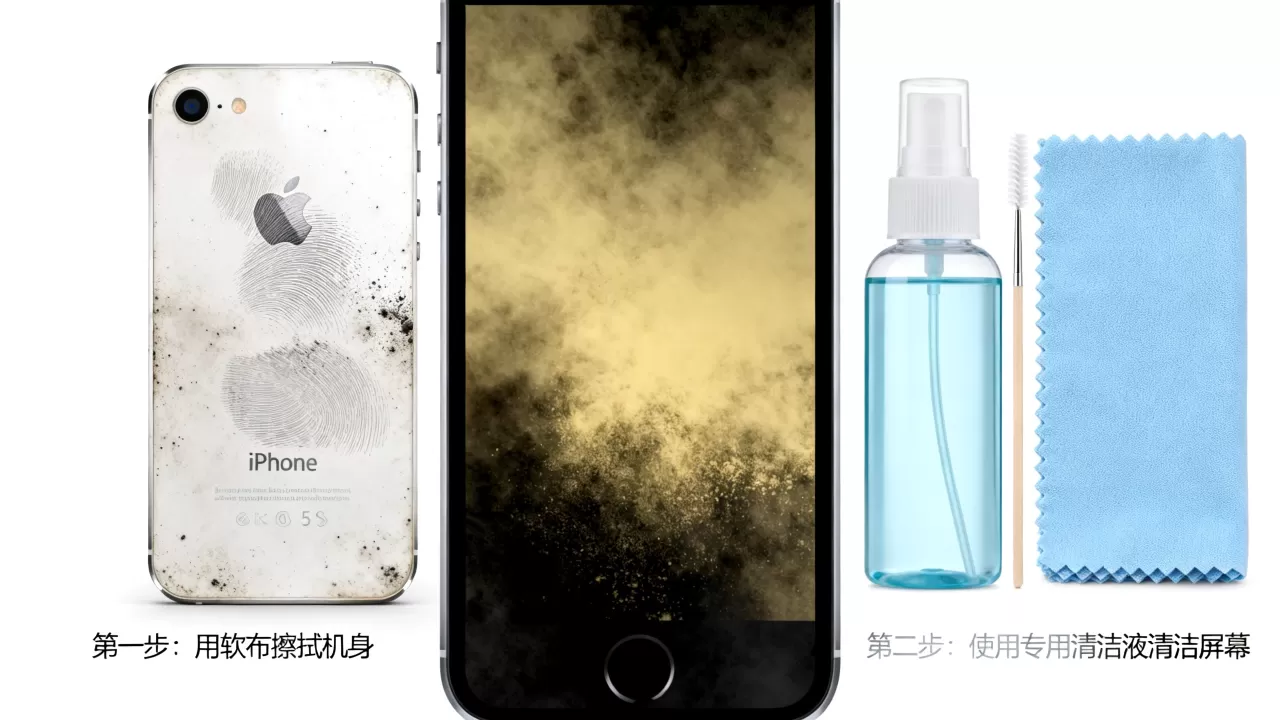 iphone5s脏了怎么清洗，iphone5s屏幕发黄变黑