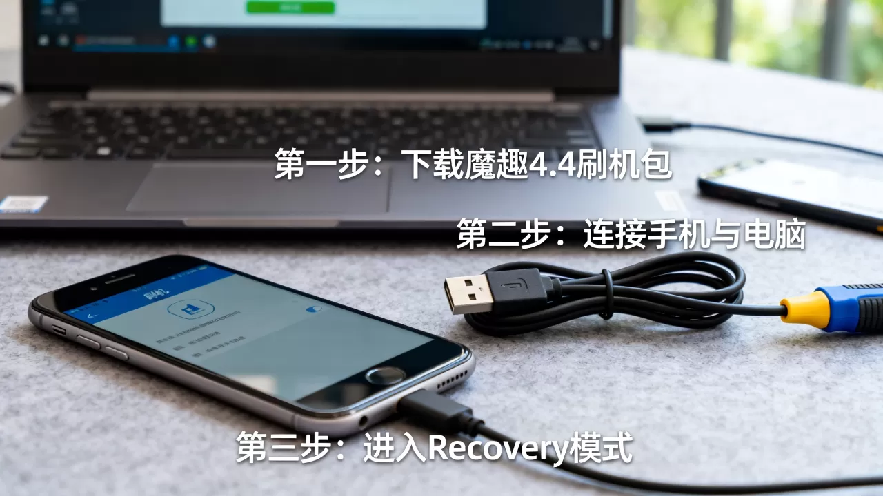 魔趣4.4刷机教程，魔趣4.4怎么刷机