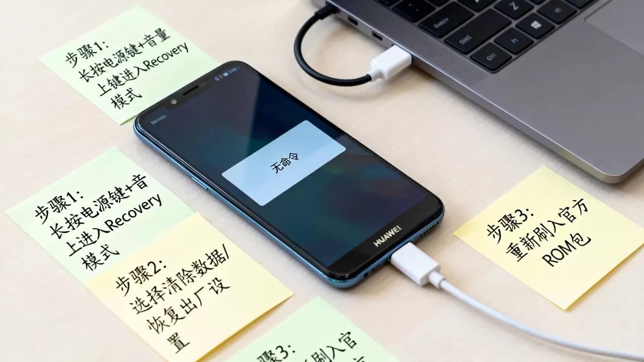华为刷机无命令怎么办,华为手机刷机失败解决方法 华为刷机无命令怎么办,华为手机刷机失败解决方法