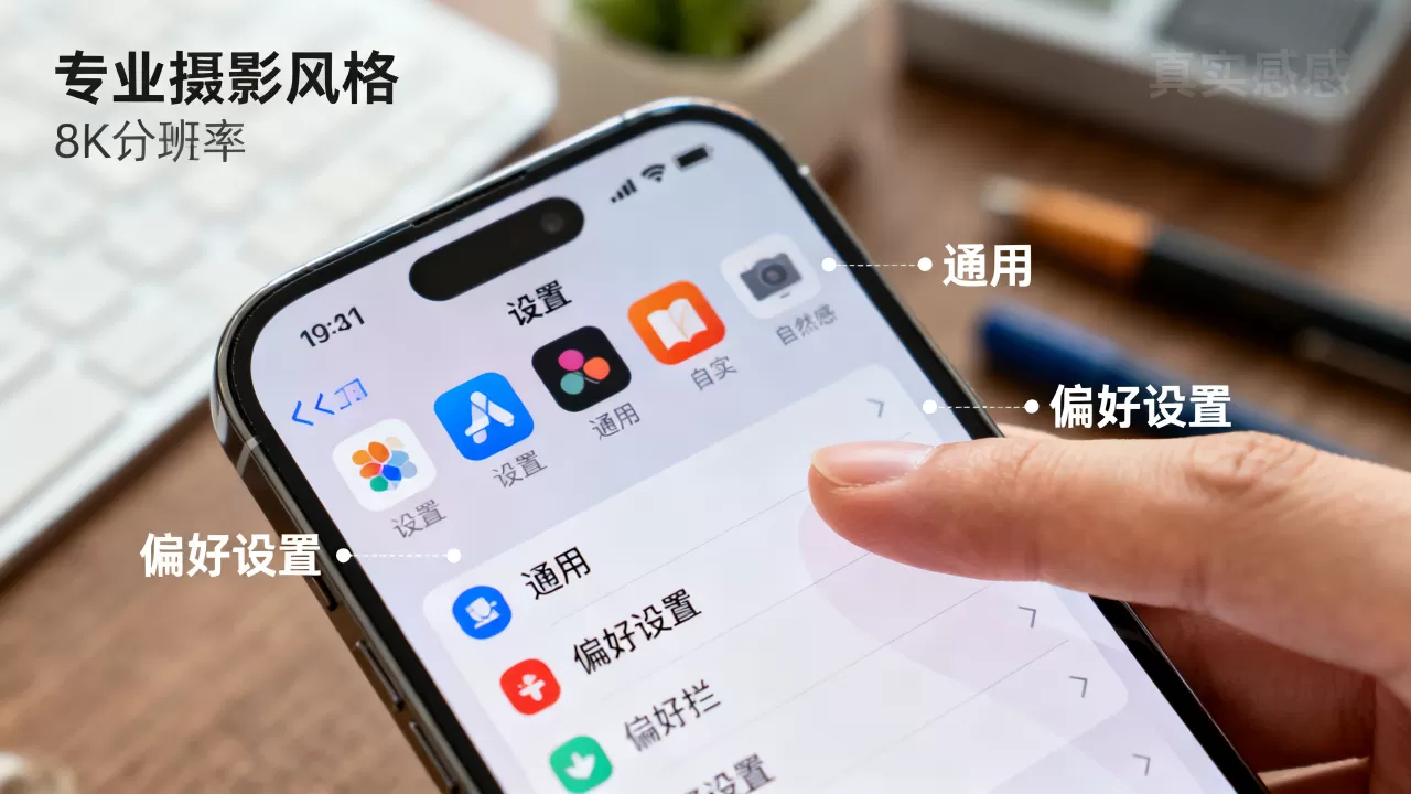 iphone的偏好设置在哪里，iphone偏好设置在哪