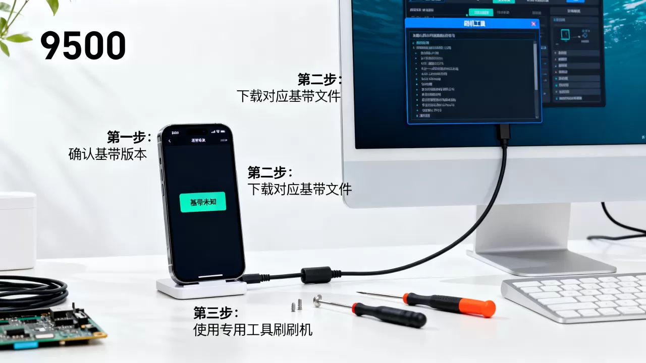 9500刷机基带未知怎么办，基带未知修复教程