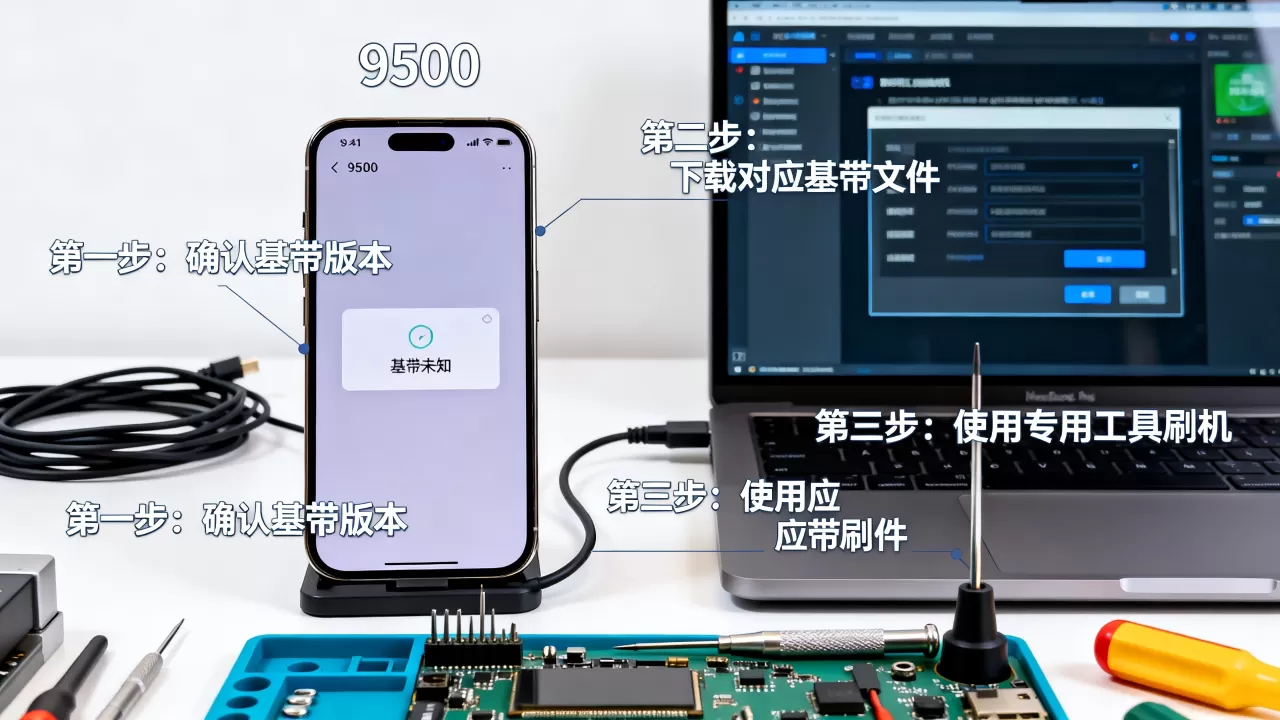 9500刷机基带未知怎么办，基带未知修复教程